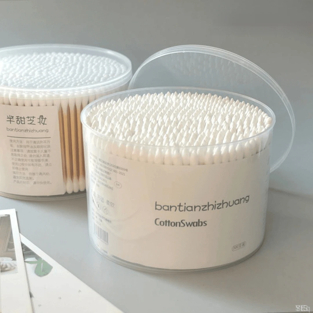 【低价好物棉签】无菌柔软棉签棒深入掏耳朵一次性尖头圆头化妆专用
