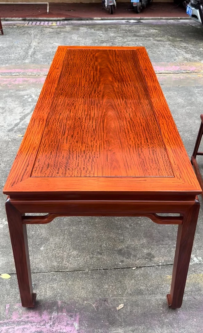 大果紫檀长方桌，可以当干泡茶台，画案，餐桌，办公桌多功能用