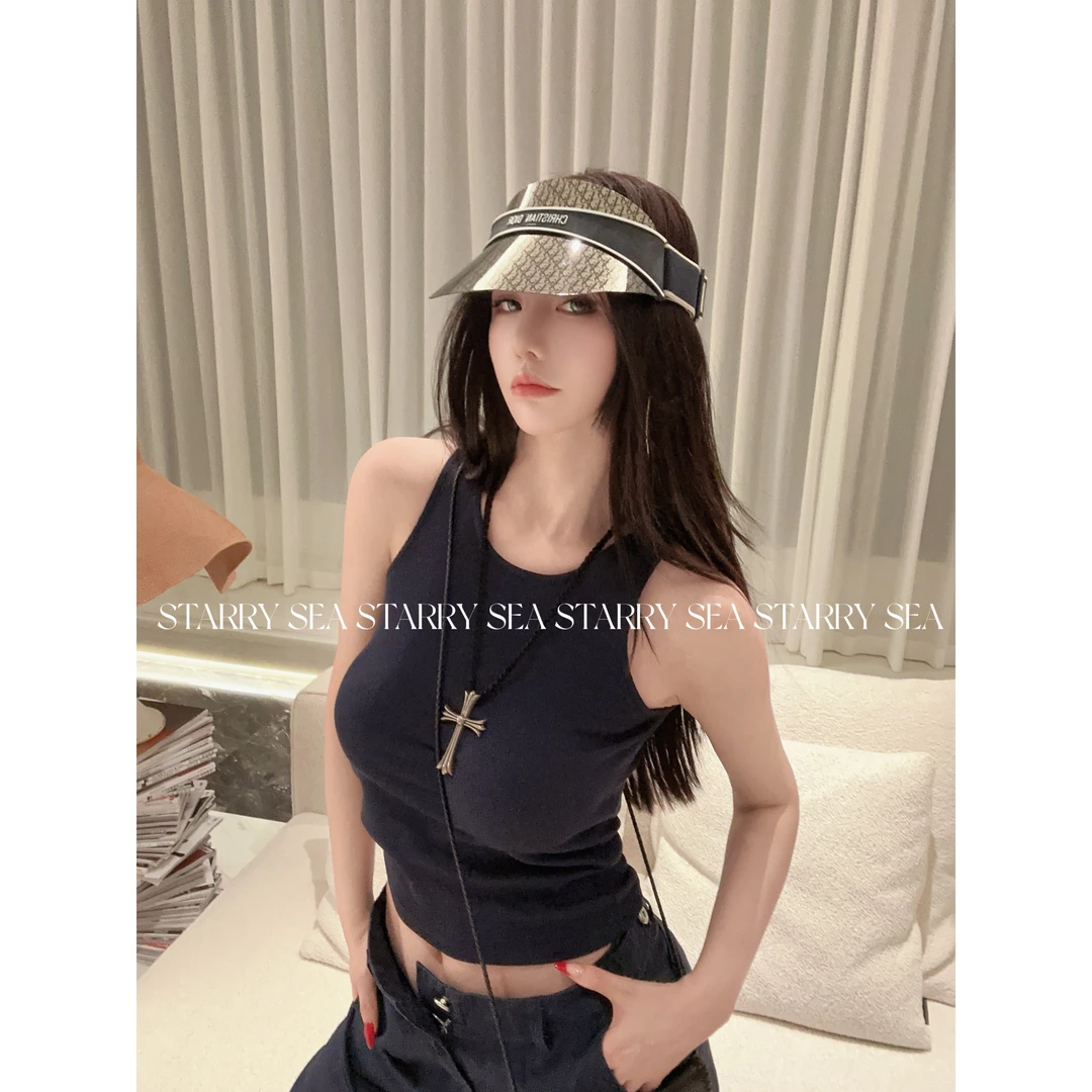 元林【点睛之笔】福利法式简约背心女夏季纯色内搭打底X0042SY