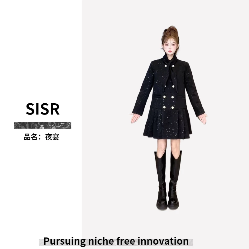 轻奢鎏金系列【夜宴羽绒连衣裙】SISR气质显瘦炸街百搭羽绒连衣裙