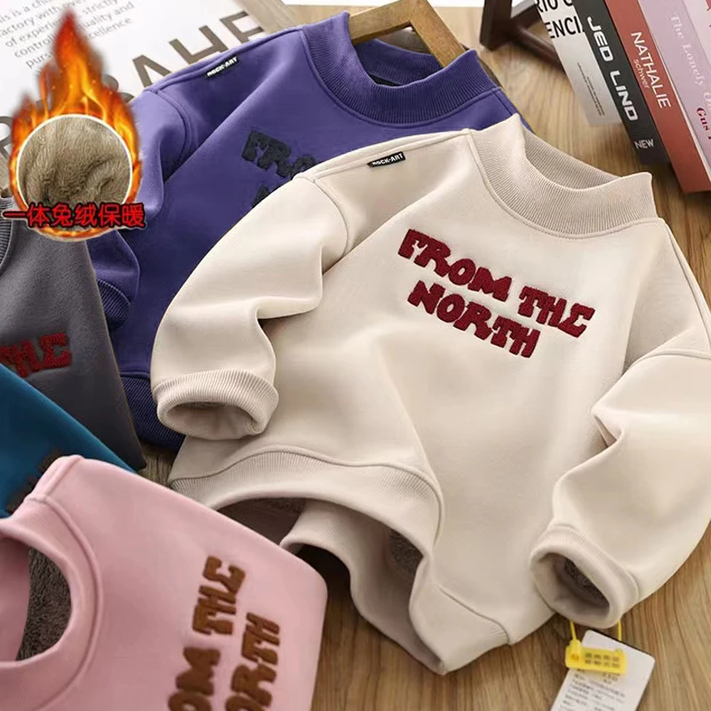 【三层加厚800克仿兔毛卫衣】男女同款加绒加厚冬季卫衣休闲百搭