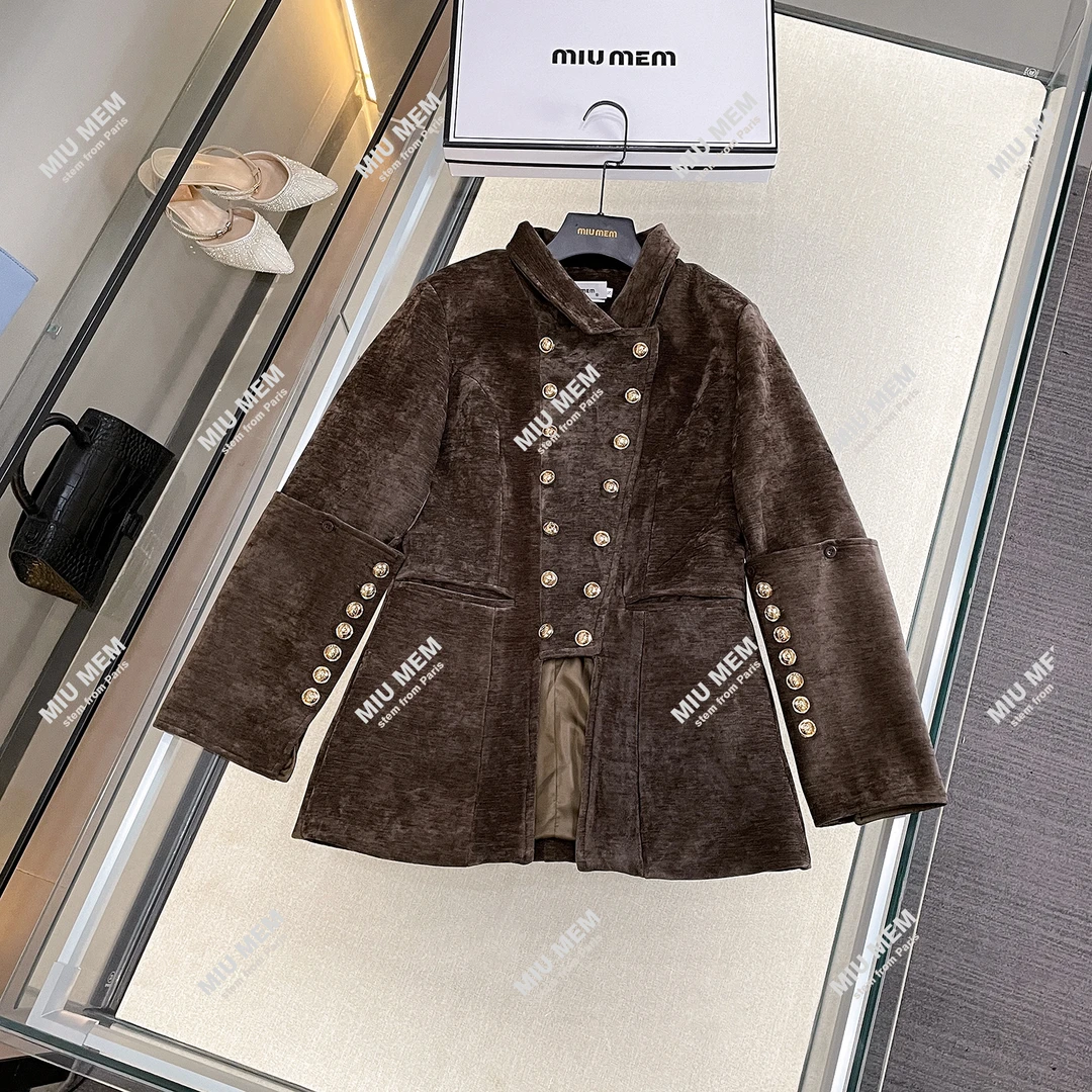 MIUMAJE【巴黎课间】秋冬气质韩版美拉德长袖连衣裙女DY5823