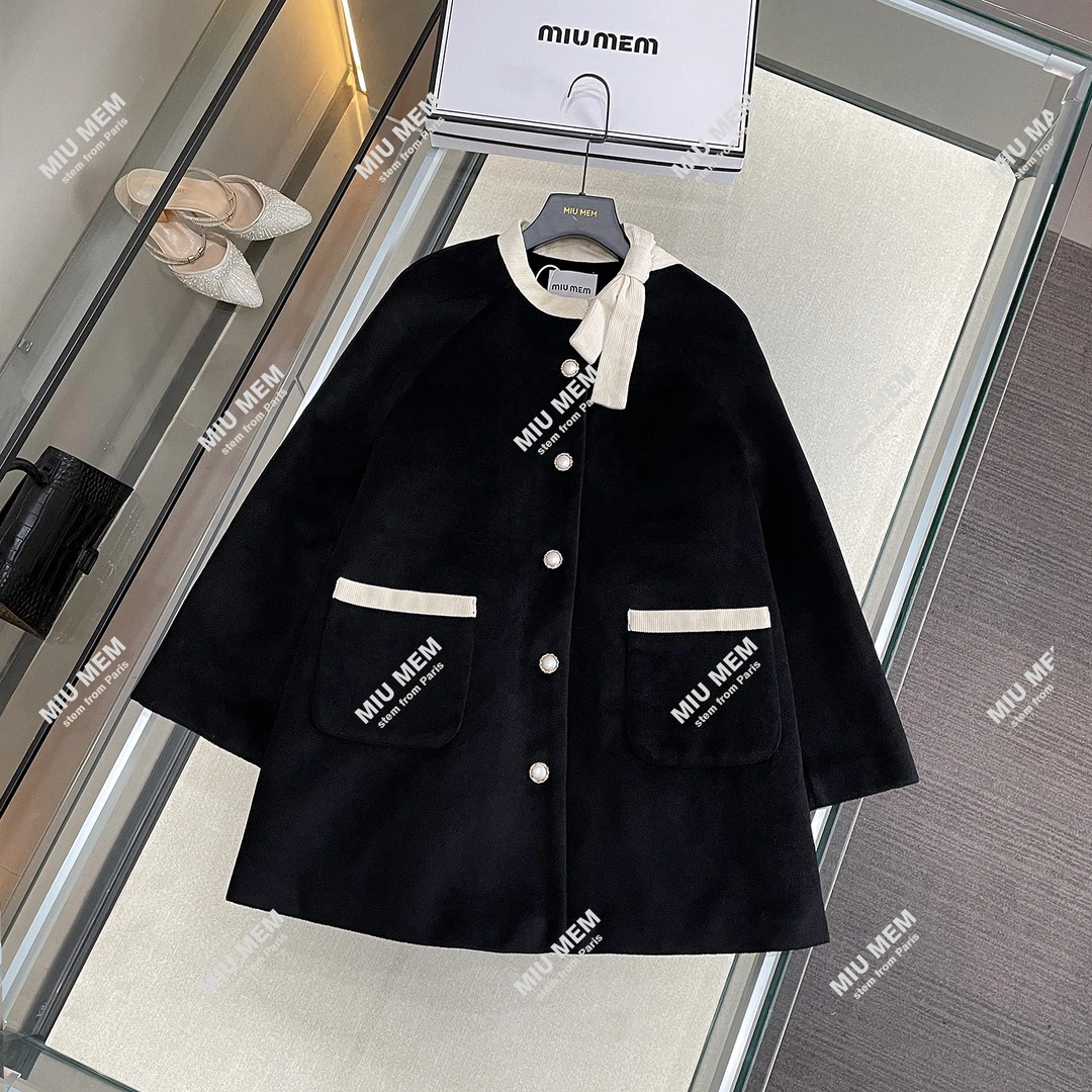 MIUMEM【聆听独白】秋冬呢子贵气高质感大衣外套可穿0-20度DY5885