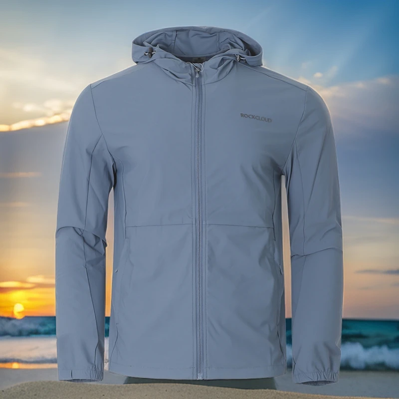 RockCloud/岩云户外运动男士舒适休闲百搭连帽弹力防晒M3外套