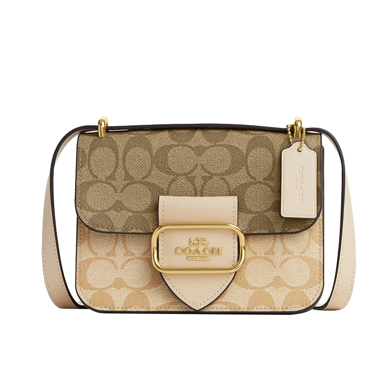 COACH 蔻驰 Morgan Square Crossbody 女士斜挎包盒子包单肩包