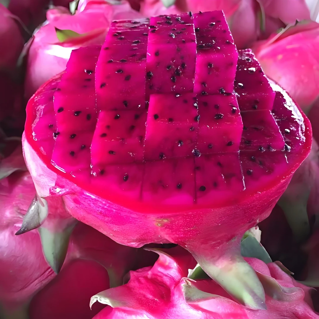 红心火龙果一颗  约400g