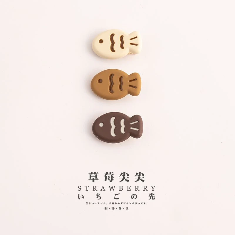 初秋小鱼干三件装可爱头饰少女心侧边夹发卡碎发夹简约刘海侧边夹