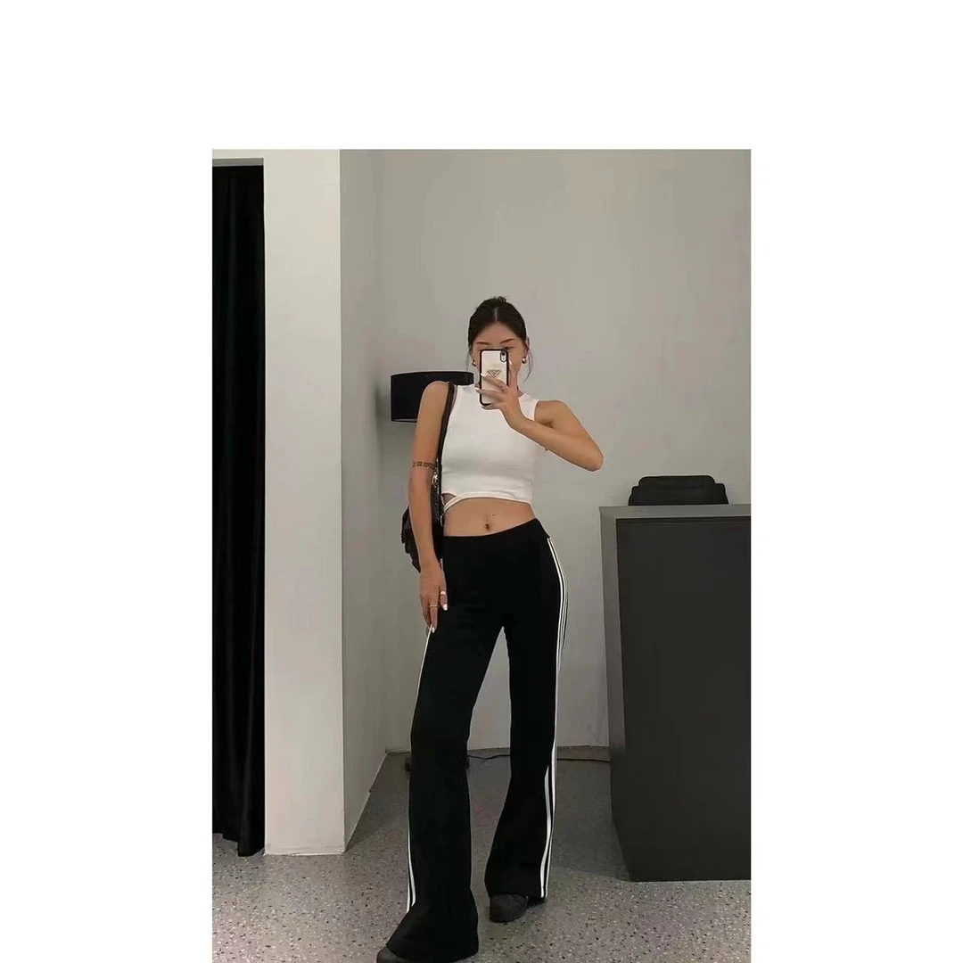 【主播身上】CC双腰头正确版本舒适百搭卫裤