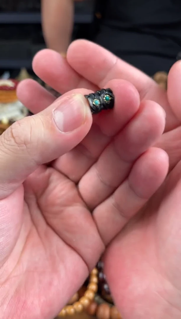 【闪购商品】石英质玉耳饰未镶嵌玛瑙蚀花工艺品1.0mm+两颗