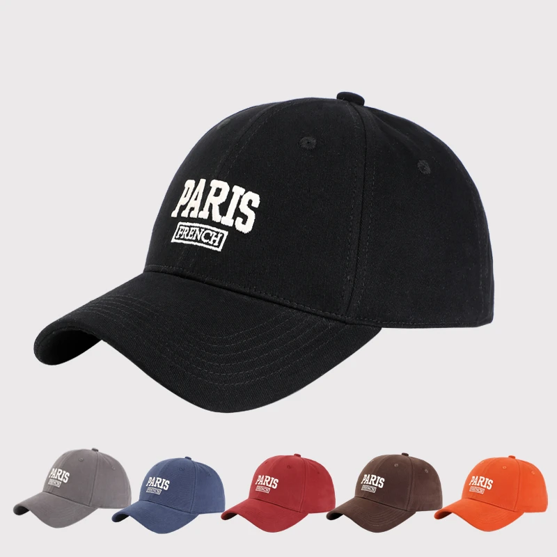 【PARIS】主播热卖款大头围显脸小韩版碳素磨毛棉软顶/硬顶棒球帽子