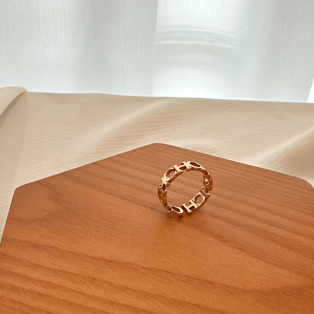 钛钢戒指 D316 可调节戒指气质轻奢时尚百搭简约个性