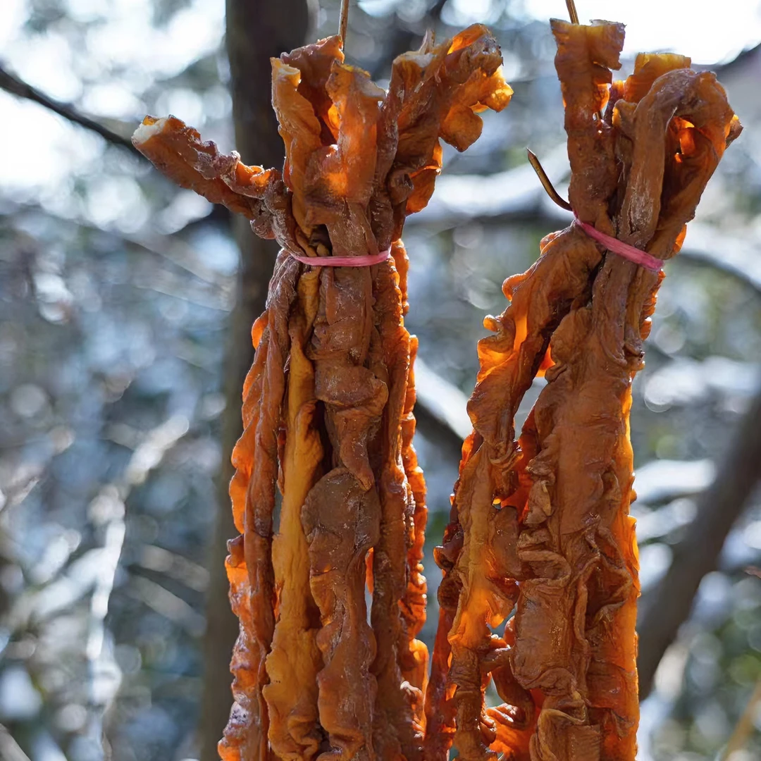 【少油圆肠】湖南柴火米糠烟熏腊肥肠（拍半斤送半斤）