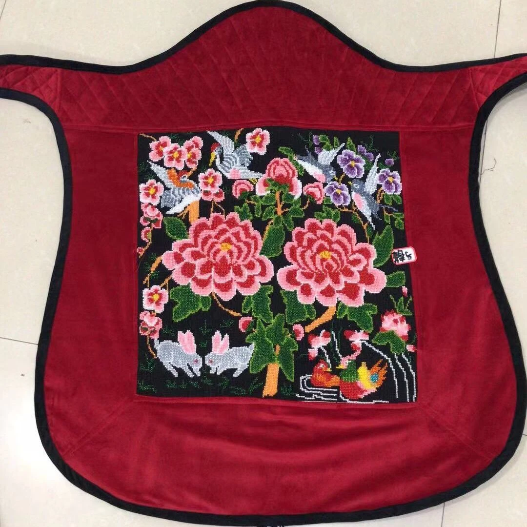 自己绣214新款民族风十字绣背带心5D印花四季通用满绣不褪色包邮