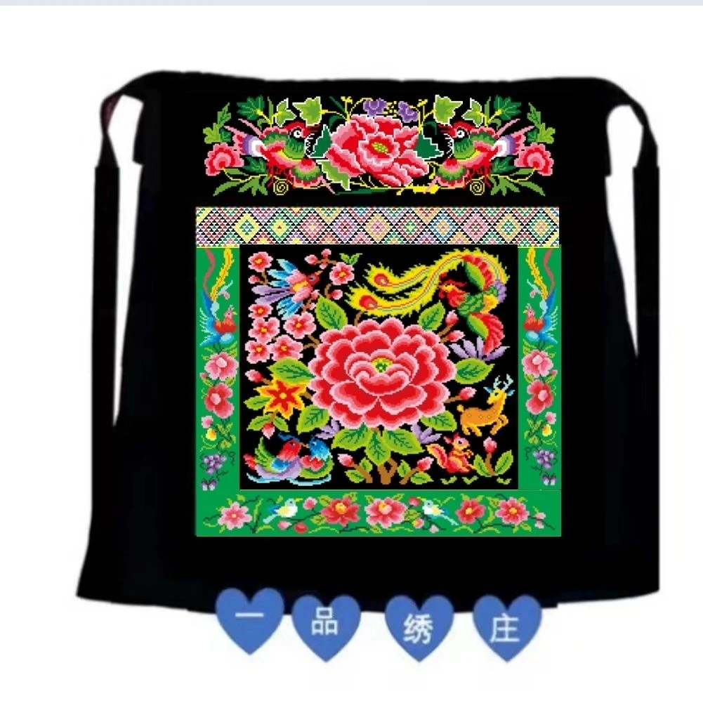 未镶边029.723.190.226四款组合印花十字绣自己绣背带心文山满绣