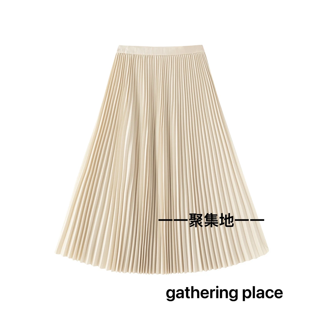 【聚集地】 *风琴*高品质 气质版  百搭 时尚 垂感半身裙