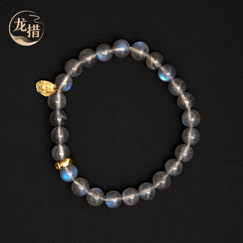 【龙措设计】月光长石手串（多样性发货发其一）