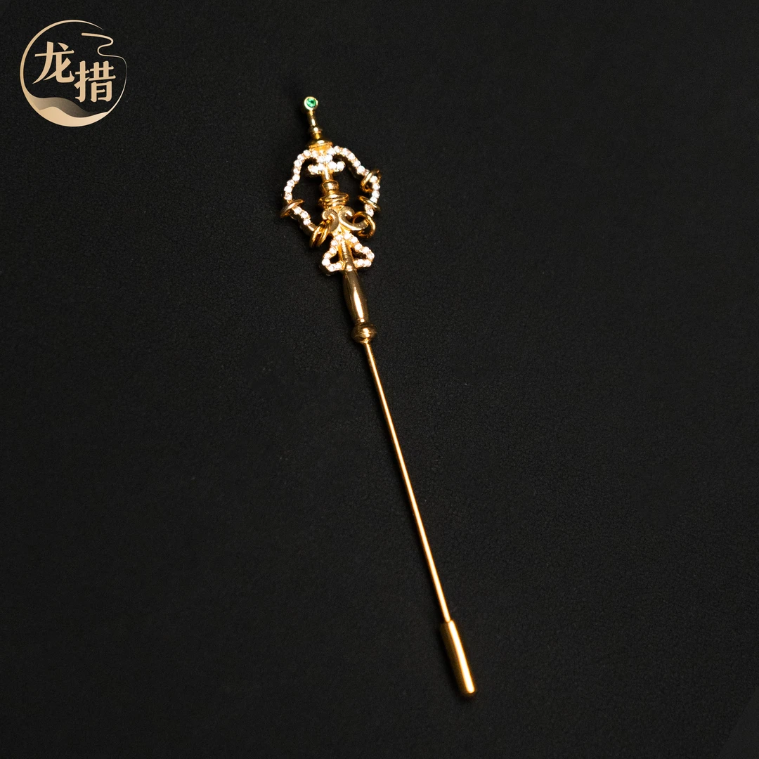 925银胸针 【龙措设计】925银地藏菩萨胸针（多样性发货发其一）