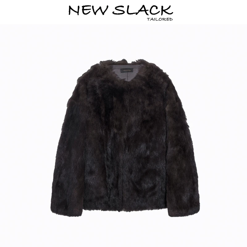 New slack NQ241105 秋冬时尚气质设计师款托卡外套