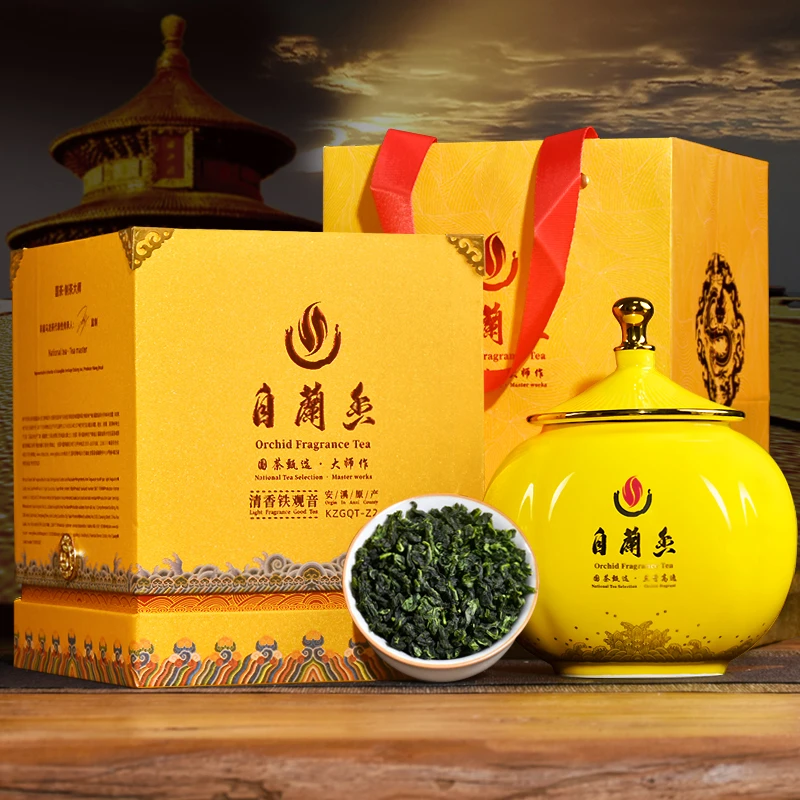 自来香安溪铁观音乌龙茶清香特级自兰香高端茶礼盒装180g传统正味