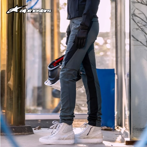 a星女士骑行裤ALAMOSA紧身裤弹力机车裤春秋季防风防摔摩托车裤