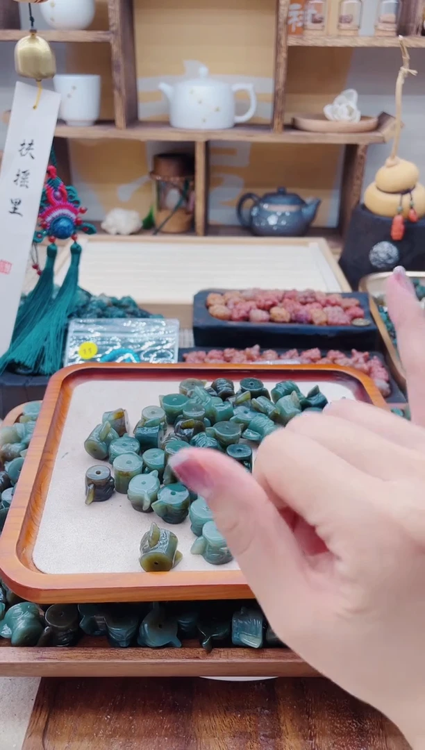 【闪购商品】和田玉手链未镶嵌T154三星堆发1