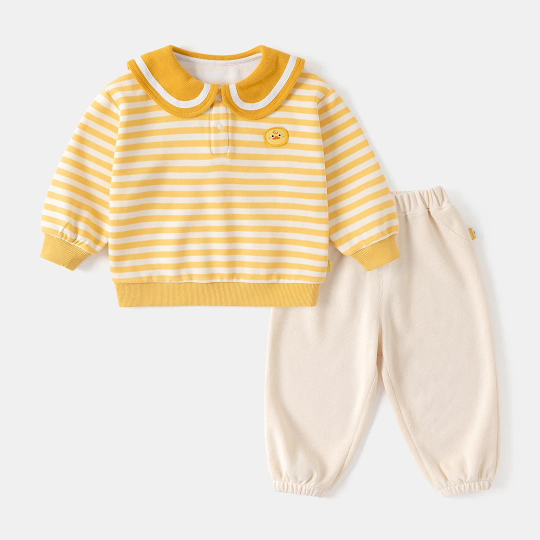 宝宝套装春季婴儿卫衣卫裤春装洋气男童女童童装春秋儿童两件套潮