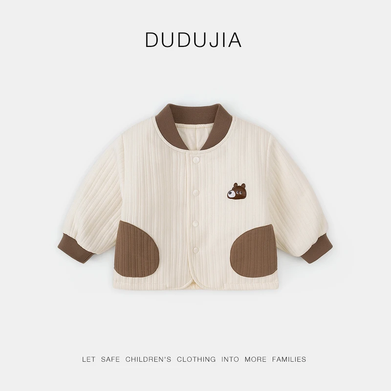 宝宝棉服秋冬卡通儿童冬装上衣夹棉加厚男童棉袄冬季女童棉衣冬款