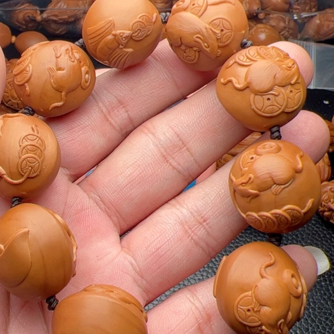 【闪购商品】橄榄核雕龘*齜