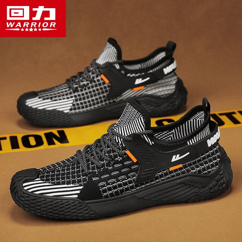 回力男鞋2025新款夏季网面透气男士超轻减震学生高颜值低帮跑步鞋