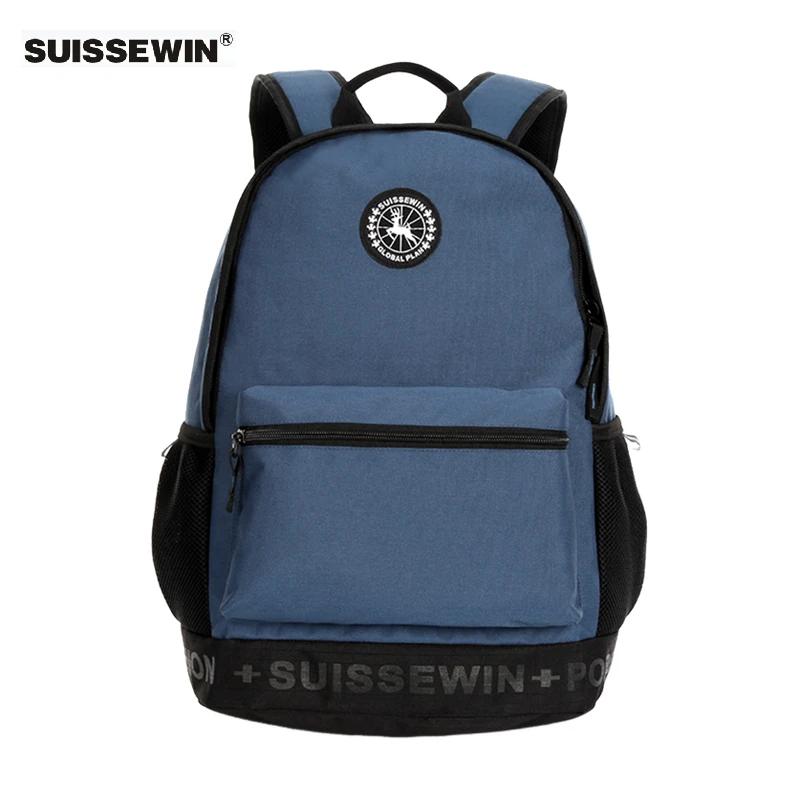 SUISSEWIN瑞士军刀大容量轻便双肩背包青少年潮流时尚百搭双肩包