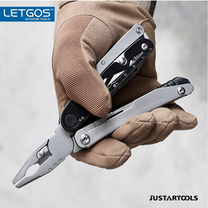 多功能风暴钳剪钳户外拆装工具多用小刀便携式折叠钳探险求生工具