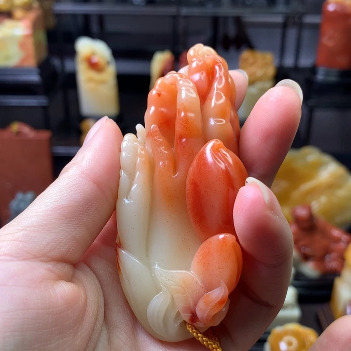 寿山石印石寿山石芙蓉