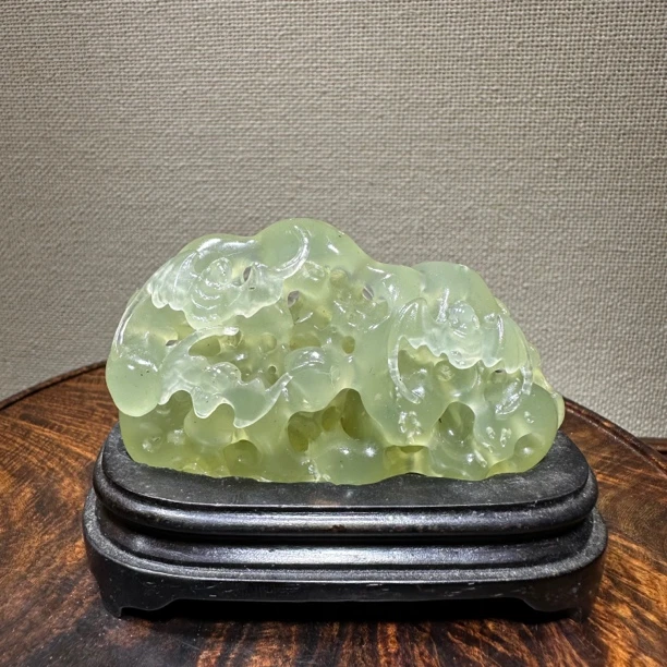 丹东石·结晶丹东晶五福临门摆件