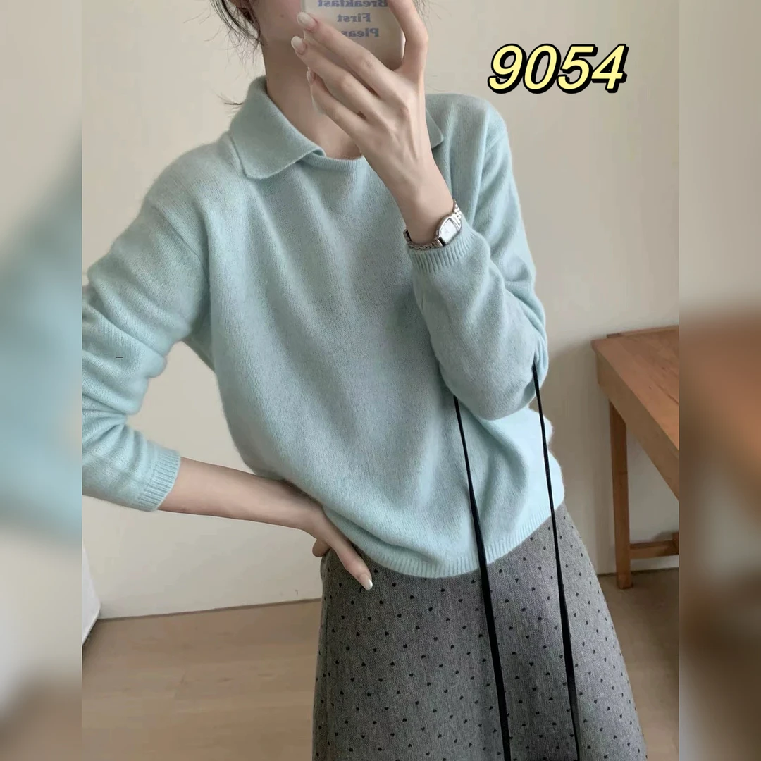 9054（部分无水洗唛，介意慎拍）SANFAN新款针织衫