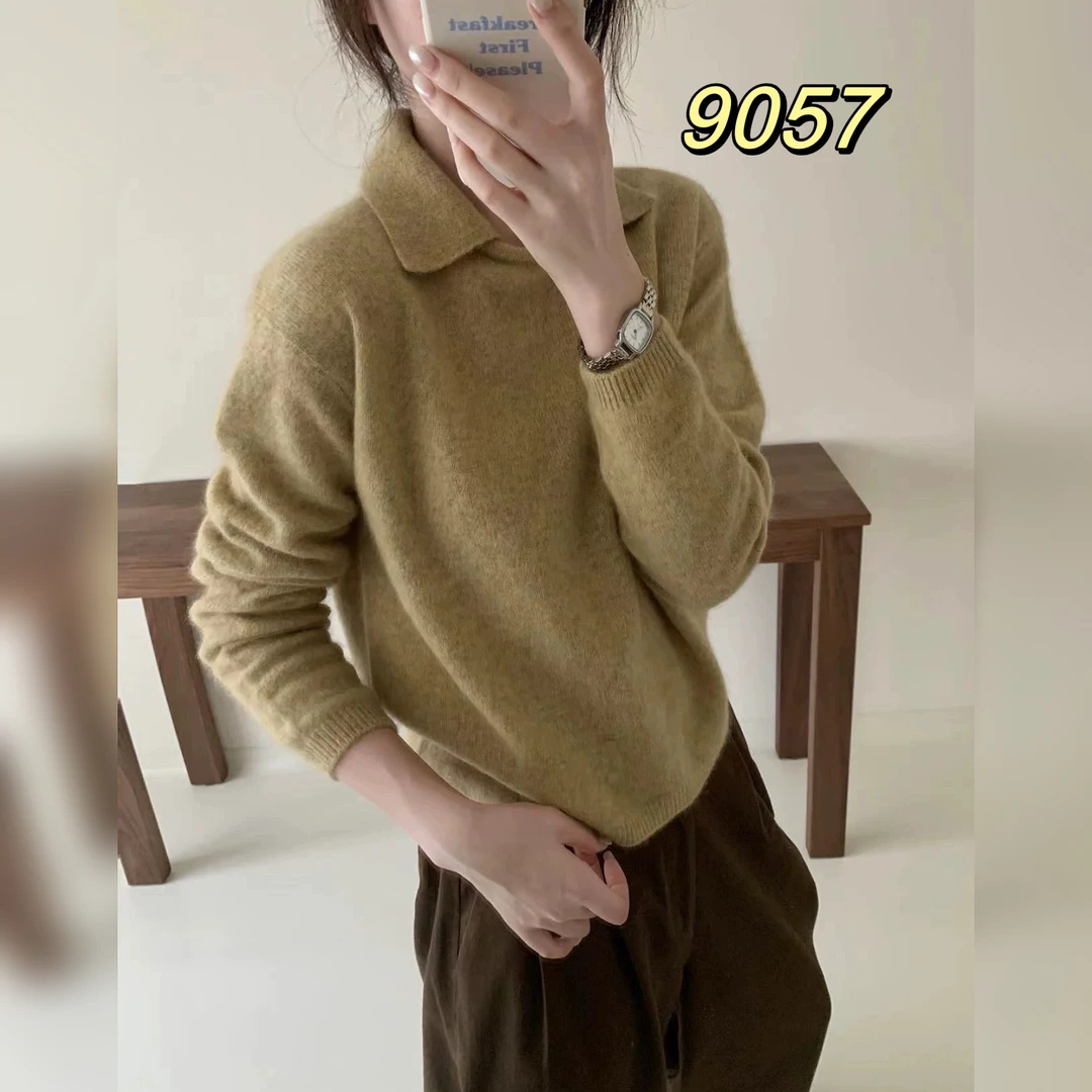 9057（部分无水洗唛，介意慎拍）SANFAN新款针织衫