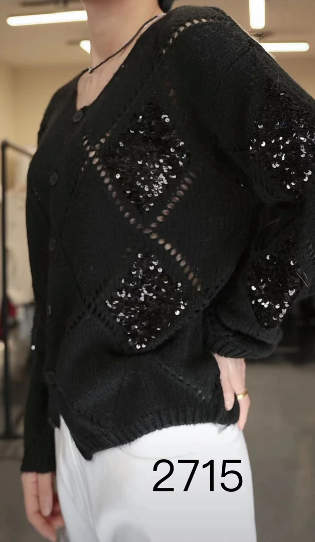 2715（部分无水洗唛，介意慎拍）SANFAN新款针织衫