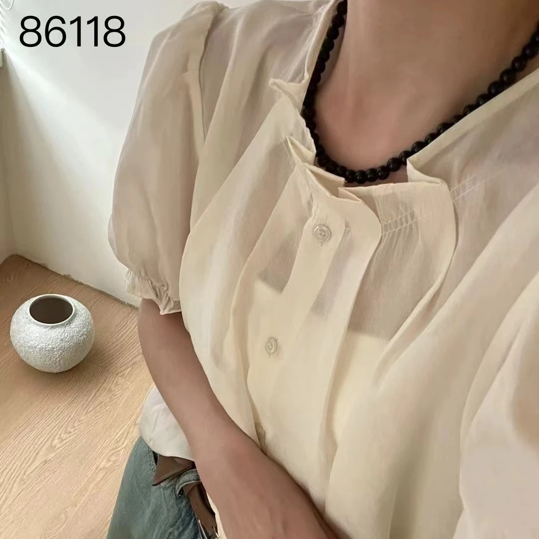 86118 （部分无水洗唛，介意慎拍）SANFAN新款衬衣
