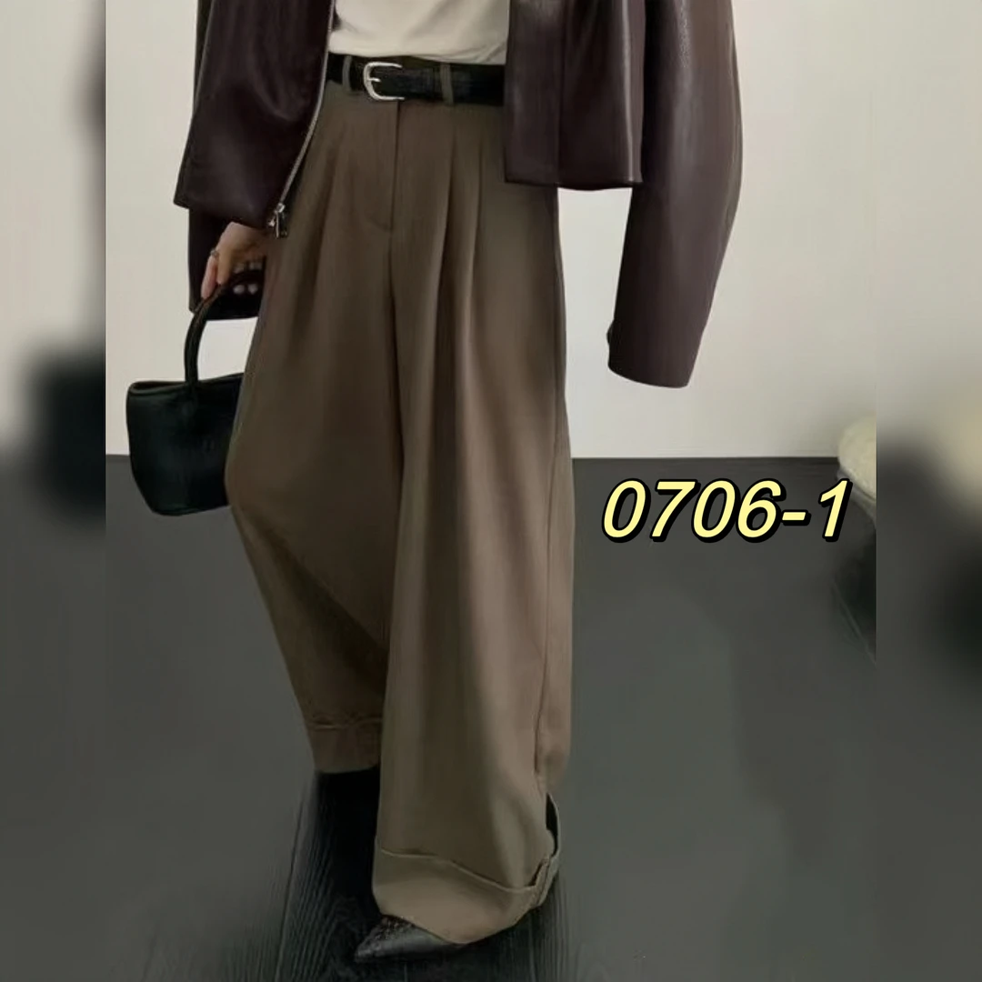 0706-1（部分无水洗唛，介意慎拍）SANFAN新款裤子