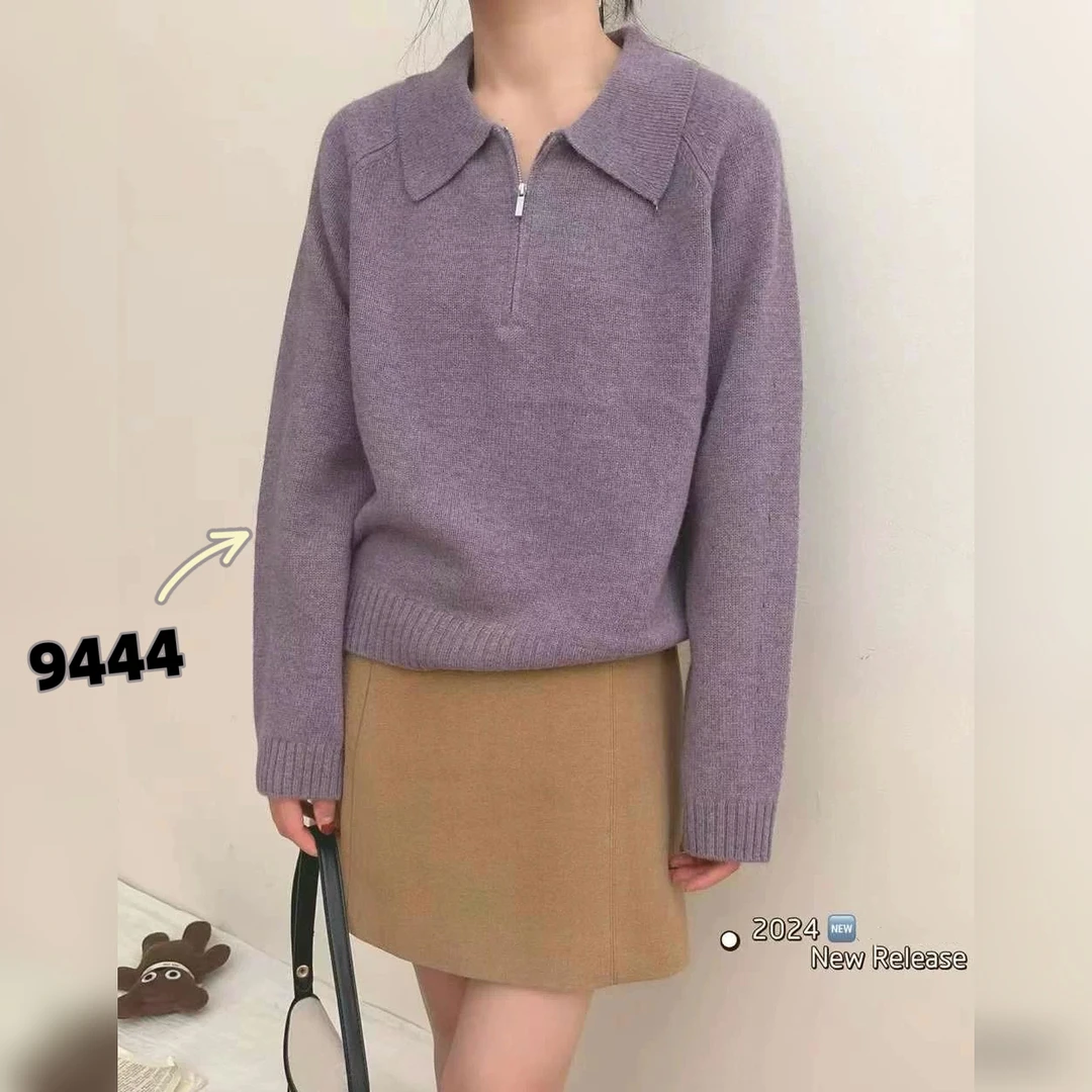 9444（部分无水洗唛，介意慎拍）SANFAN新款针织衫