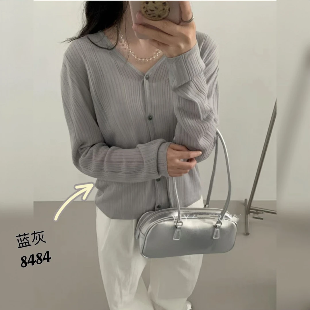 8484（部分无水洗唛，介意慎拍） SANFAN新款针织开衫