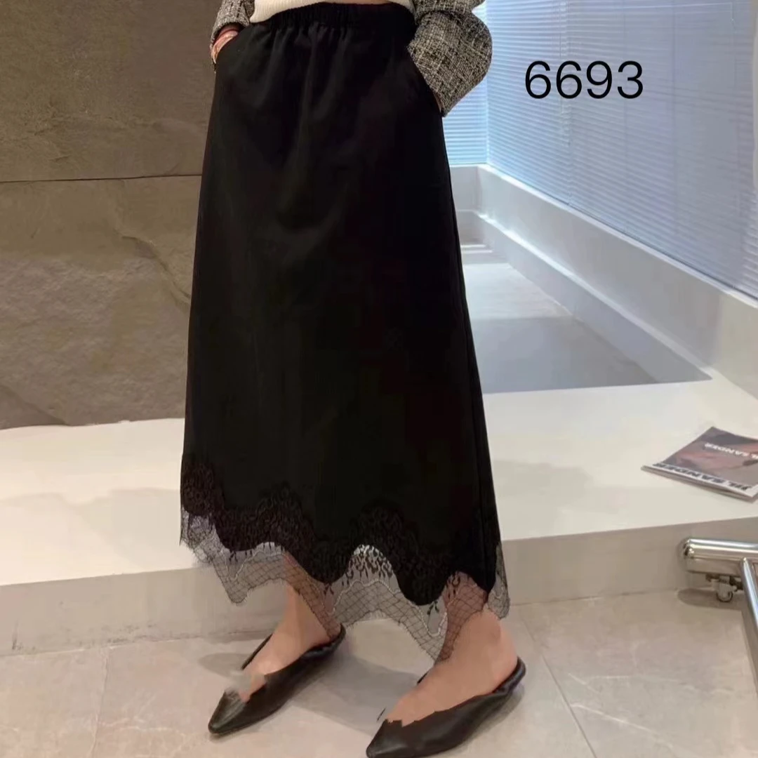6693 （部分无水洗唛，介意慎拍）SANFAN新款半裙