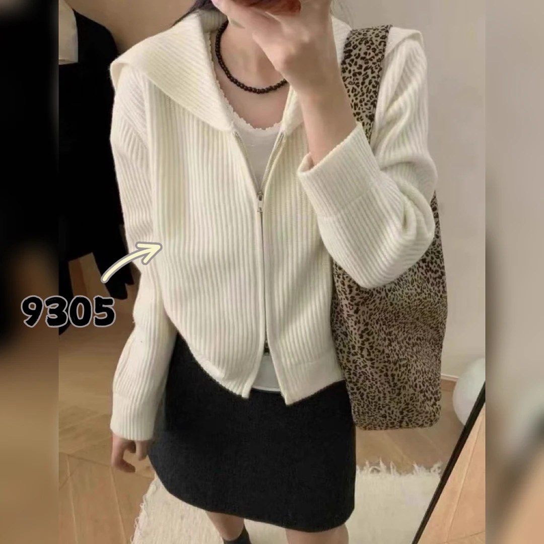 9305（部分无水洗唛，介意慎拍）SANFAN新款针织衫