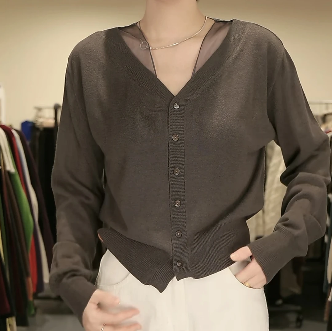 8785（部分无水洗唛，介意慎拍）SANFAN新款针织衫