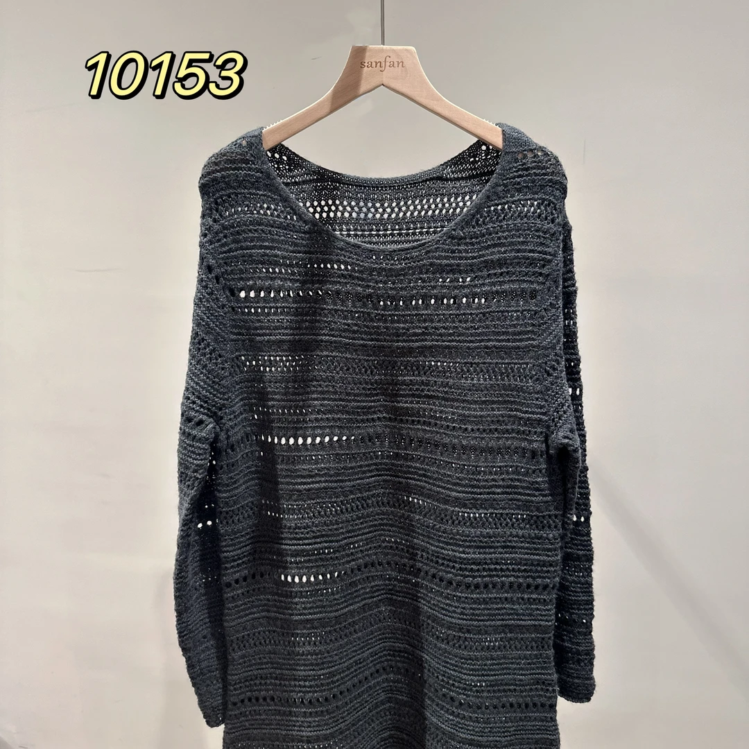 10153（部分无水洗唛，介意慎拍） SANFAN新款针织衫