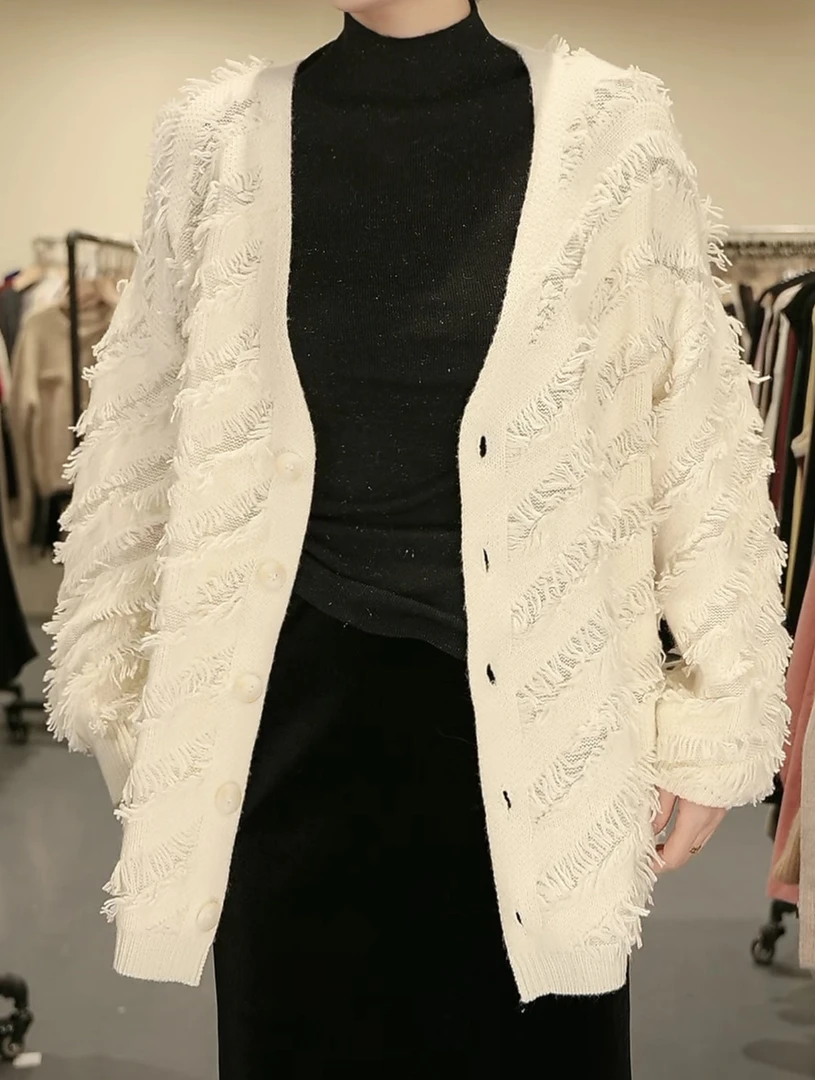 2953 （部分无水洗唛，介意慎拍）SANFAN新款针织衫