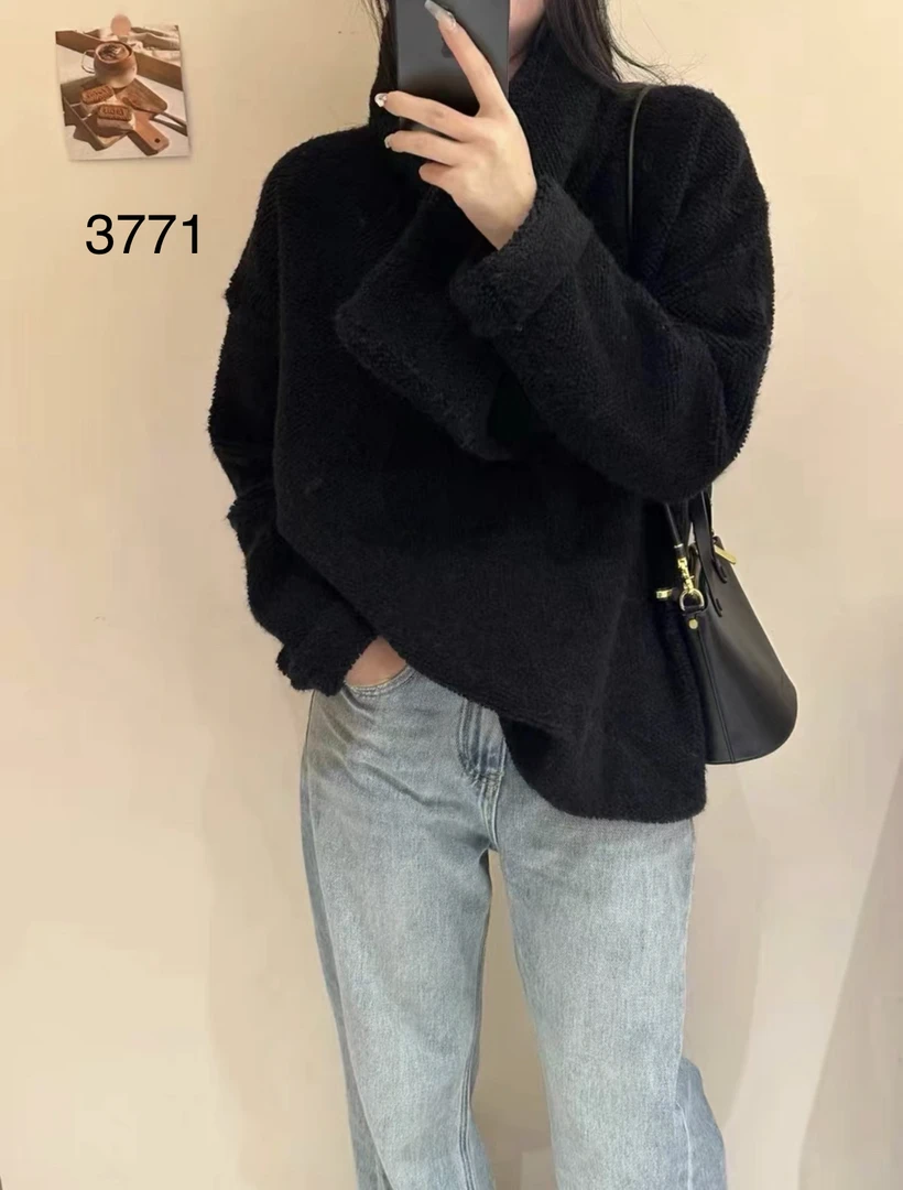 3771（部分无水洗唛，介意慎拍）SANFAN新款针织衫