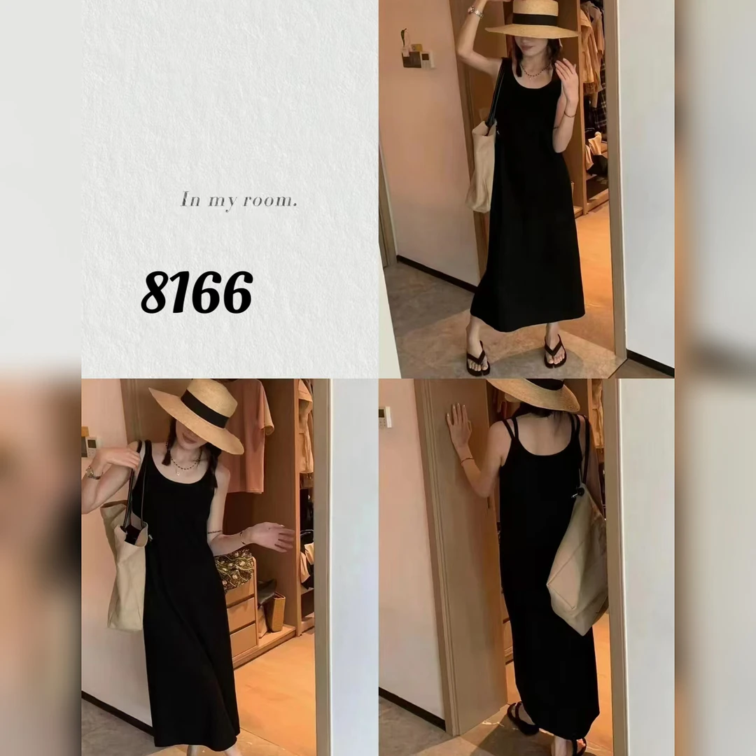 8166（部分无水洗唛，介意慎拍）SANFAN新款连衣裙