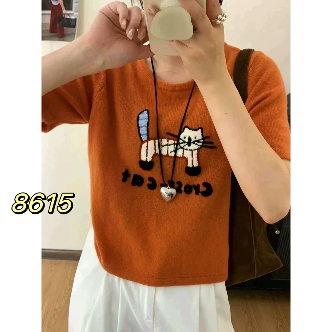 8615（部分无水洗唛，介意慎拍）SANFAN新款针织衫