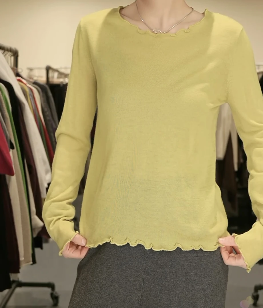 8772（部分无水洗唛，介意慎拍）SANFAN新款针织衫