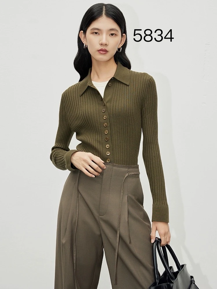 5834（部分无水洗唛，介意慎拍）SANFAN新款针织衫